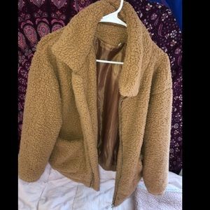 Sherpa teddy jacket
